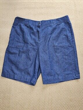 White Stag dark wash lightweight denim shorts size 18